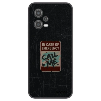 Picasee crna silikonska maskica za Xiaomi Poco X5 - EMERGENCY