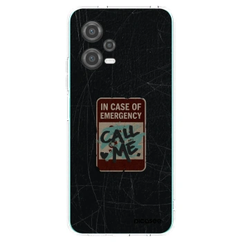 Picasee silikonska prozirna maskica za Xiaomi Poco X5 - EMERGENCY