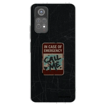Picasee silikonska prozirna maskica za Xiaomi Redmi Note 11S 5G - EMERGENCY