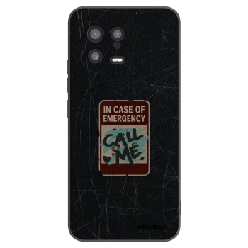 Picasee crna silikonska maskica za Xiaomi 13 - EMERGENCY