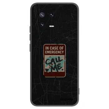 Picasee crna silikonska maskica za Xiaomi 13 Pro - EMERGENCY