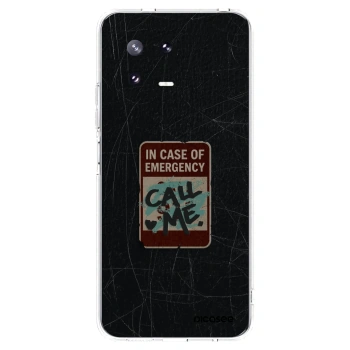 Picasee silikonska prozirna maskica za Xiaomi 13 Pro - EMERGENCY