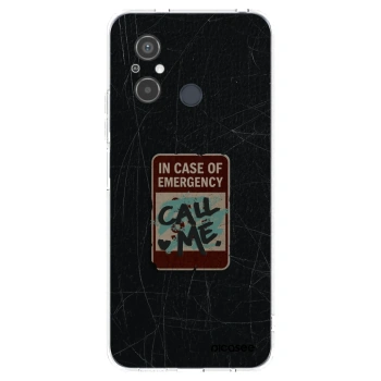 Picasee silikonska prozirna maskica za Xiaomi Redmi 12C - EMERGENCY