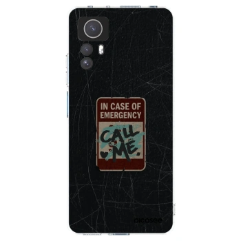 Picasee silikonska prozirna maskica za Xiaomi Redmi Note 12S - EMERGENCY