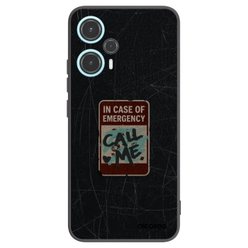 Picasee crna silikonska maskica za Xiaomi Poco F5 - EMERGENCY