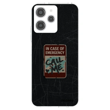 Picasee silikonska prozirna maskica za Xiaomi Redmi 12 4G - EMERGENCY