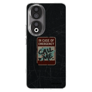 Picasee silikonska prozirna maskica za Honor 90 5G - EMERGENCY