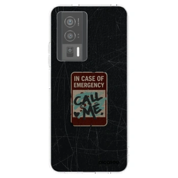 Picasee silikonska prozirna maskica za Xiaomi Poco F5 Pro 5G - EMERGENCY