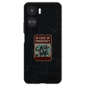 Picasee crna silikonska maskica za Honor 90 Lite 5G - EMERGENCY