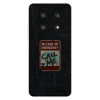 Picasee silikonska prozirna maskica za Honor Magic4 Lite 5G - EMERGENCY