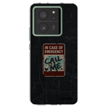 Picasee silikonska prozirna maskica za Xiaomi 13T - EMERGENCY