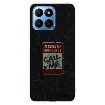 Picasee silikonska prozirna maskica za Honor 70 Lite - EMERGENCY