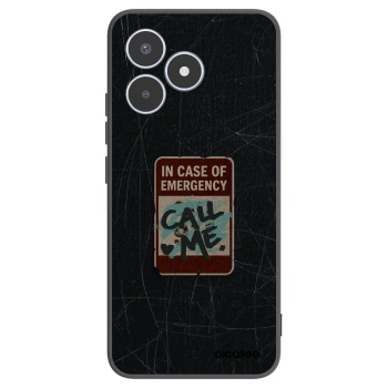Picasee crna silikonska maskica za Realme C53 - EMERGENCY