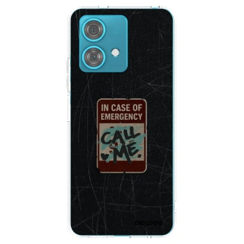 Picasee silikonska prozirna maskica za Motorola Edge 40 Neo - EMERGENCY