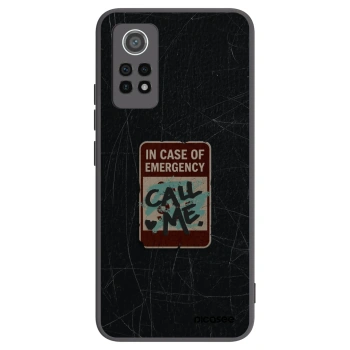 Picasee crna silikonska maskica za Xiaomi Redmi Note 12 Pro 4G - EMERGENCY