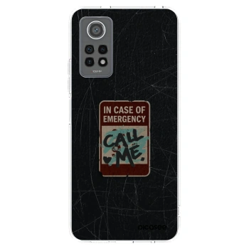 Picasee silikonska prozirna maskica za Xiaomi Redmi Note 12 Pro 4G - EMERGENCY