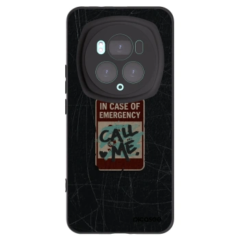 Picasee crna silikonska maskica za Honor Magic6 Pro - EMERGENCY
