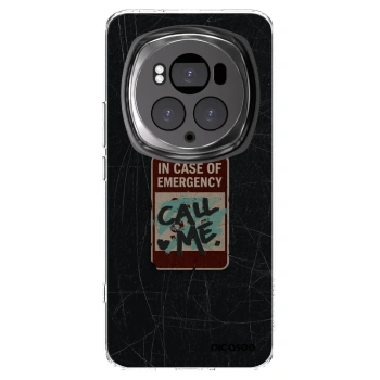 Picasee silikonska prozirna maskica za Honor Magic6 Pro - EMERGENCY