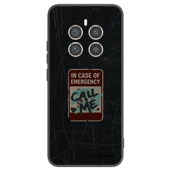Picasee crna silikonska maskica za Realme 12 Pro 5G - EMERGENCY