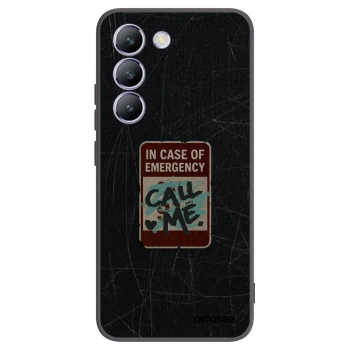 Picasee crna silikonska maskica za Vivo V40 SE 5G - EMERGENCY