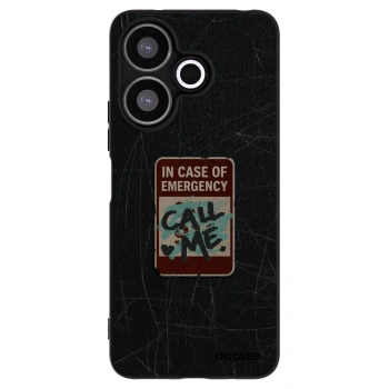 Picasee crna silikonska maskica za Xiaomi Redmi 13 4G - EMERGENCY