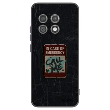 Picasee crna silikonska maskica za OnePlus 11 5G - EMERGENCY