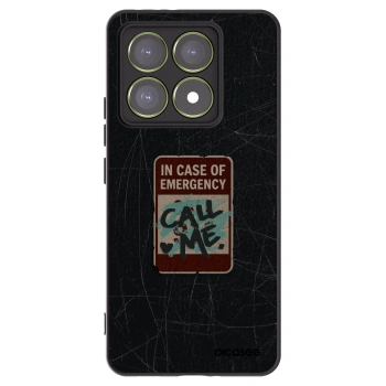 Picasee crna silikonska maskica za Xiaomi 14T - EMERGENCY