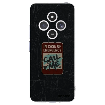 Picasee silikonska prozirna maskica za Xiaomi Redmi 14C - EMERGENCY