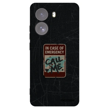 Picasee crna silikonska maskica za Xiaomi Poco X7 - EMERGENCY
