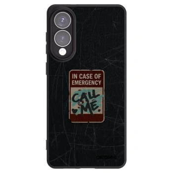 Picasee crna silikonska maskica za Samsung Galaxy S25 Edge 5G - EMERGENCY