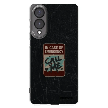 Picasee silikonska prozirna maskica za Samsung Galaxy S25 Edge 5G - EMERGENCY