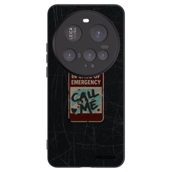 Picasee crna silikonska maskica za Xiaomi 15 Ultra - EMERGENCY