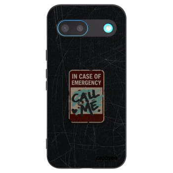 Picasee crna silikonska maskica za Google Pixel 8 - EMERGENCY