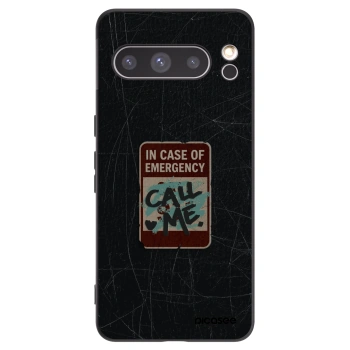 Picasee crna silikonska maskica za Google Pixel 8 Pro - EMERGENCY