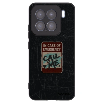 Picasee crna silikonska maskica za Xiaomi 15 - EMERGENCY