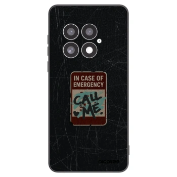 Picasee crna silikonska maskica za OnePlus 13 5G - EMERGENCY