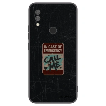 Picasee crna silikonska maskica za Xiaomi Redmi 7 - EMERGENCY
