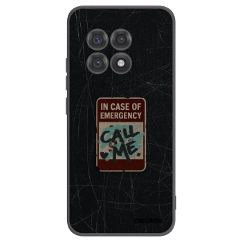 Picasee crna silikonska maskica za OnePlus 13R 5G - EMERGENCY