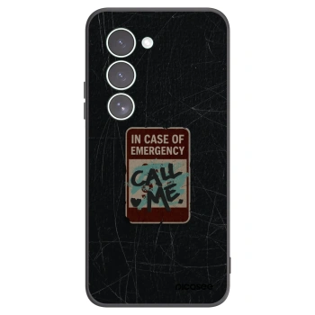 Picasee crna silikonska maskica za Xiaomi Redmi 15 5G - EMERGENCY