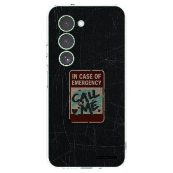 Picasee silikonska prozirna maskica za Xiaomi Redmi 15 5G - EMERGENCY