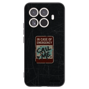 Picasee crna silikonska maskica za Xiaomi 15T Pro - EMERGENCY