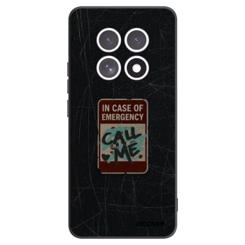 Picasee crna silikonska maskica za Xiaomi Redmi Note 15 - EMERGENCY
