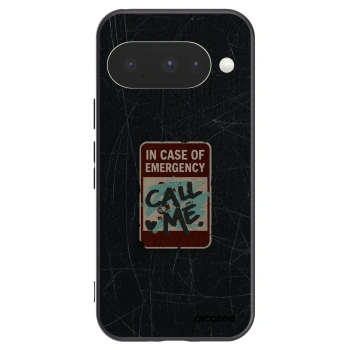 Picasee crna silikonska maskica za Google Pixel 10 - EMERGENCY