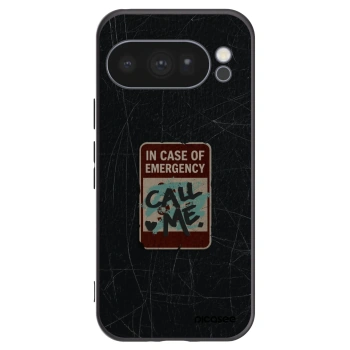 Picasee crna silikonska maskica za Google Pixel 10 Pro - EMERGENCY