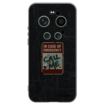 Picasee crna silikonska maskica za Xiaomi 17 Ultra - EMERGENCY