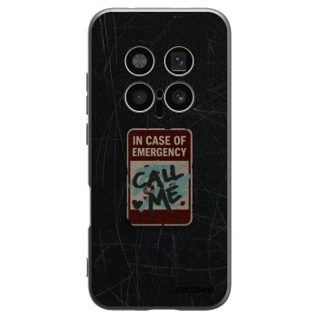 Picasee crna silikonska maskica za Honor Magic8 Pro 5G - EMERGENCY