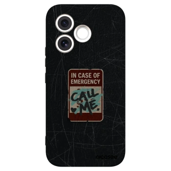 Picasee crna silikonska maskica za Honor 600 Lite - EMERGENCY