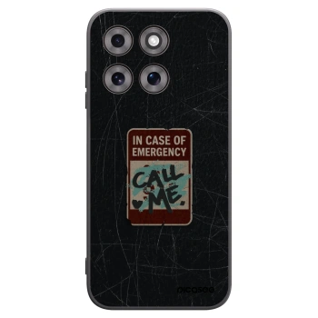Picasee crna silikonska maskica za Motorola Moto G77 - EMERGENCY