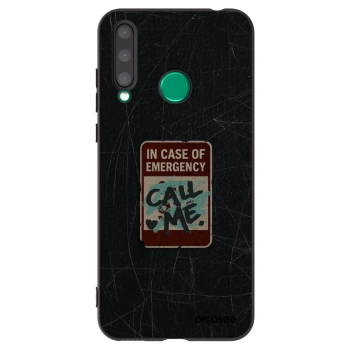 Picasee crna silikonska maskica za Honor 20 Lite - EMERGENCY