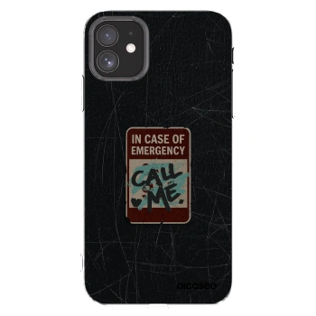 Picasee silikonska prozirna maskica za Apple iPhone 11 - EMERGENCY